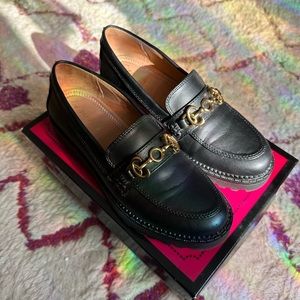 Black Leather Loafers By Sam Edelman